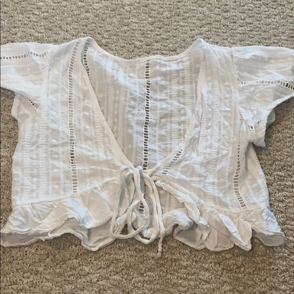 White tie top